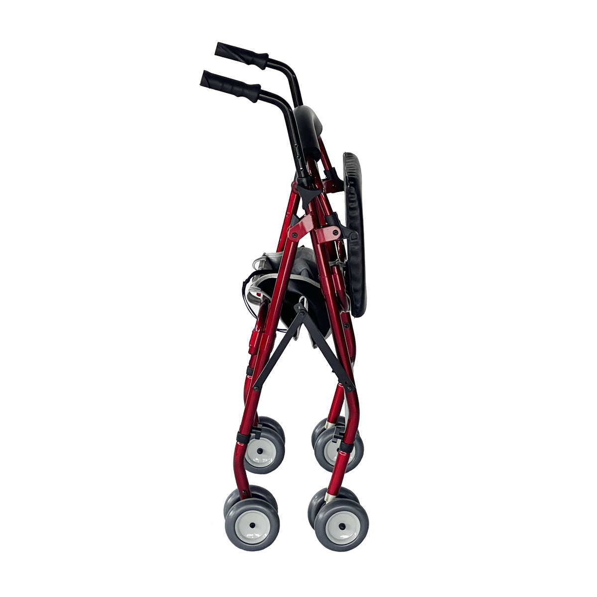 Rollator de aluminio ROLER, Frenos por presión.