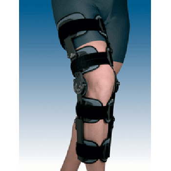 ORTESIS DE RODILLA CON BLOQUEO REGULABLE